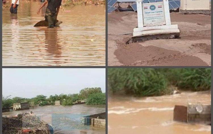 كارثة مفاجئة تضرب ريف المخا .. سيول جارفة تخلف ضحايا وأضرار واسعة في النجيبة