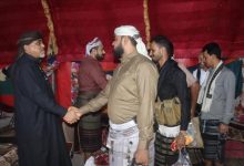 لقاءات العيد تتواصل في عدن.. قيادات عسكرية تزور الشيخ عبدالرحمن جلال الصبيحي