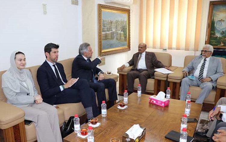 محافظ البنك يبحث مع سفير الاتحاد الأوروبي التطورات الاقتصادية والمالية