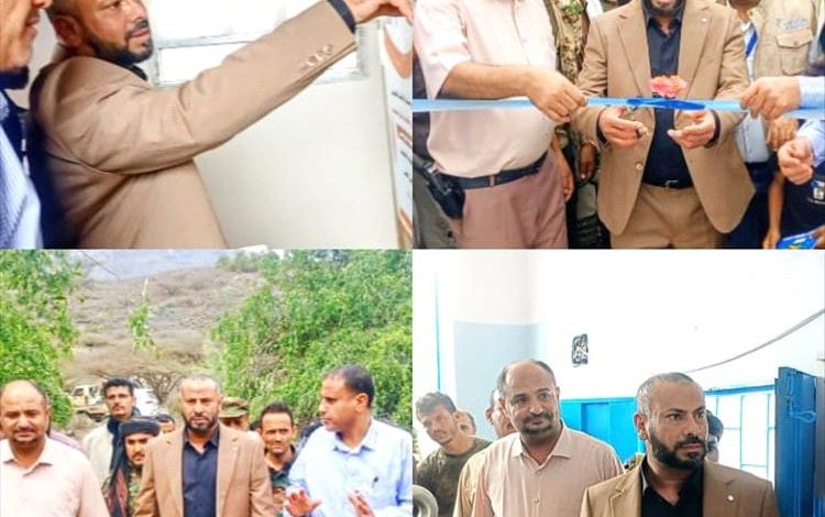 محافظ الضالع يفتتح مشاريع المياه في عاصمة المحافظة