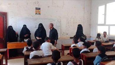 مدير تربية لحج يتفقد الانضباط التعليمي في مدارس الحوطة وتبن عقب إجازة العيد