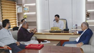 مدير عام البريقة يستقبل قيادة الإدارة العامة للجان المجتمعية في العاصمة عدن