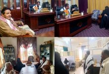 مدير عام الخدمة المدنية بأبين تطّلع على انتظام الدوام الرسمي في مكاتب خنفر عقب إجازة عيد الفطر المبارك