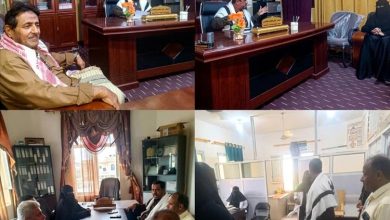 مدير عام الخدمة المدنية بأبين تطّلع على انتظام الدوام الرسمي في مكاتب خنفر عقب إجازة عيد الفطر المبارك