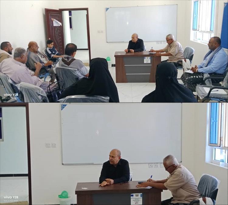 مدير عام تبن بترأس اجتماعا طارئا للجنة الطوارى بالمديرية لمواجهة تداعيات المنخفض الجوي