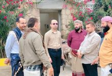 مدير عام حالمين يقوم بزيارة عيدية تفقدية إلى مستشفى المديرية