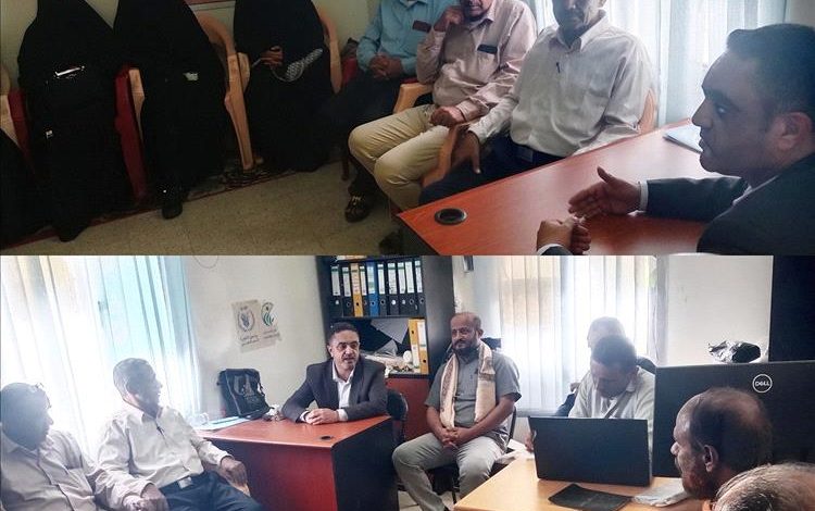 مدير عام ردفان يتفقد الانضباط الوظيفي ويعقد اجتماعًا لمناقشة تطوير الخدمات الصحية