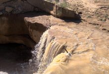 مدير عام مديرية القطن و مدير مكتب الاشغال يتفقدان بعض مناطق المديرية التي تعرضت للسيول