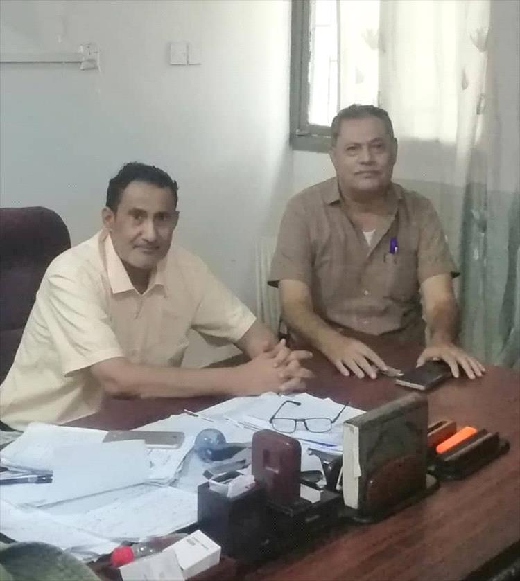 مدير عام مستشفى الأمراض النفسية يلتقي مدير شرطة الشيخ عثمان