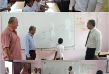 مدير عام مكتب التربية والتعليم بأبين يتفقد سير العملية التعليمية في مدارس زنجبار