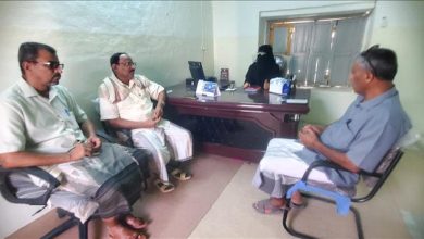 منتسبي مكتب الثقافة بالقطن في زيارة لإدارة تنمية المراة بديوان السلطة المحلية بالمديرية