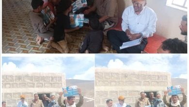 نزول ميداني لفريق الاستجابة الصحية في لودر عقب تسجيل حالة وفاة بالحصبة