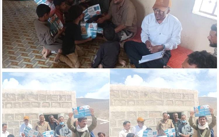 نزول ميداني لفريق الاستجابة الصحية في لودر عقب تسجيل حالة وفاة بالحصبة