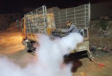 وحدة النظافة و التحسين بالقطن تنفيذ حملة رش ضبابي لمكافحة انتشار البعوض الضار