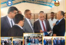 وزير التربية والتعليم (العبادي) يقوم بزيارة تفقدية لمطابع الكتاب المدرسي في فرع المنصورة بعدن