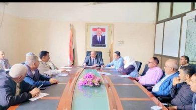 وكيل اول محافظة تعز يوجه برفع الجاهزية وتشكيل غرفة عمليات تزامناً مع موسم الأمطار