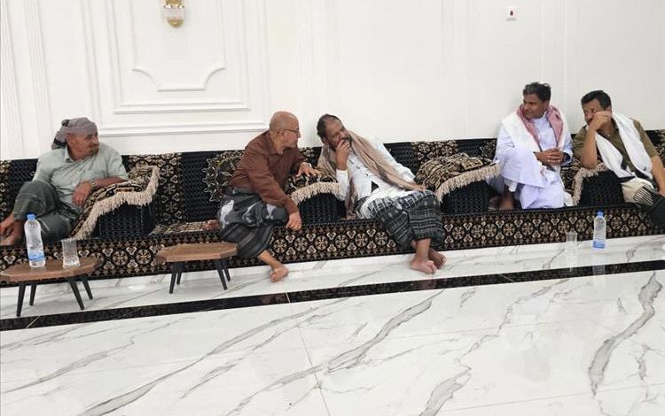 وكيل وزارة الزراعة ومدير عام رضوم يزوران الهامة القبلية والاجتماعية الشيخ عبدالله صالح بن عفيف الحميري