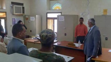 وكيل وزارة العدل يتفقد سير العمل في محكمتي استئناف عدن وصيرة الابتدائية والشعبة والمحكمة التجارية عقب إجازة العيد