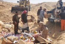 إتلاف كميات كبيرة من الألعاب النارية المضبوطة تتجاوز قيمتها 5 ملايين ريال