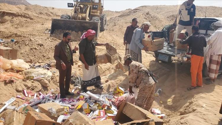 إتلاف كميات كبيرة من الألعاب النارية المضبوطة تتجاوز قيمتها 5 ملايين ريال