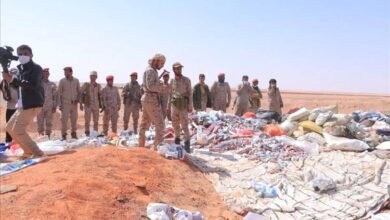 إتلاف كميات كبيرة من بضائع منتهية الصلاحية وممنوعة في منفذ الوديعة