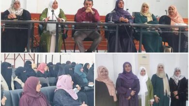 إدارة تنمية المرأة في صندوق النظافة بعدن تقيم جلسة توعوية لموظفات الصندوق