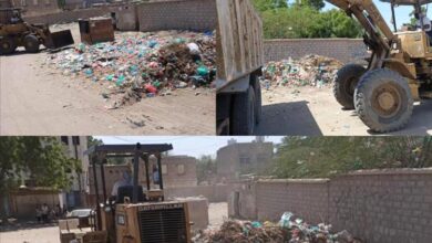 استمرار حملة النظافة الشاملة التي ينفذها صندوق النظافة والتحسين خنفر