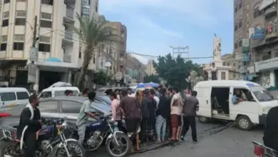 اصطدام سيارتين بجولة ”أفتهان المشهري” بتعز... وتضارب الروايات يُعقّد الحادث