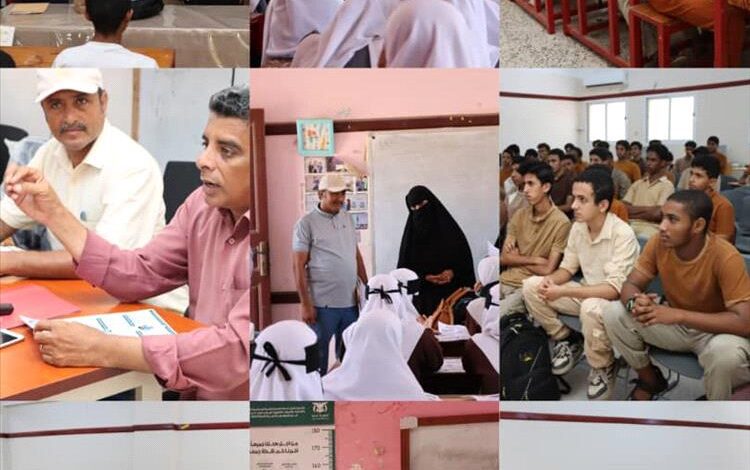 التعليم الفني يبدأ حملته التوعوية المهنية في مديرية صيرة.. والشكلية: الشباب نواة النهضة الوطنية