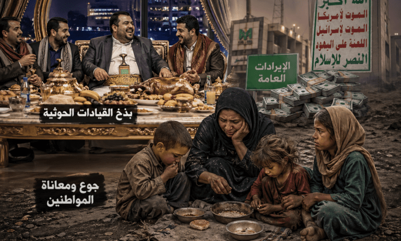 الحوثيون يتراجعون عن صرف نصف راتب لموظفي صنعاء… وقياداتهم تكدّس الثروات وتبني إمبراطوريات مالية داخل اليمن وخارجه