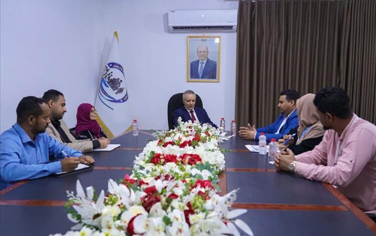 الوزير اليافعي يناقش مع منظمة يمن إيد ومنتدى الاتحادات الفيدرالية تعزيز التدخلات الإنسانية والتنموية