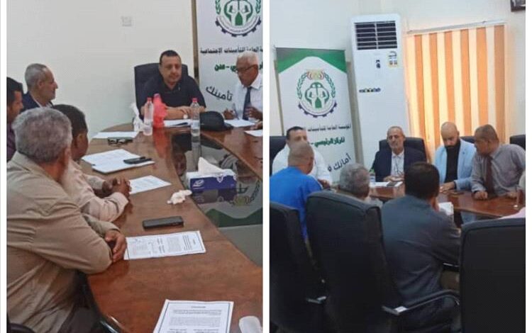 بحضور نائب الوزير الميسري.. مراسم استلام وتسليم بين القيادة السابقة والجديدة للمؤسسة العامة للتأمينات الاجتماعية في عدن
