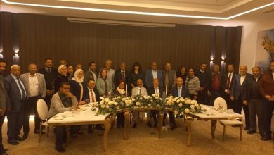 بحفل رسمي تكريم وتوديع مدير الخطوط الجوية اليمنية بمنطقة القاهرة