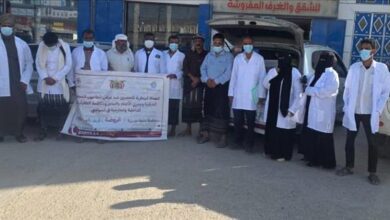 تدشين الحملة البيطرية الشاملة لتحصين المواشي في مديرية الروضة بتمويل من الصليب الأحمر