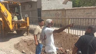 تنفيذ أعمال ميدانية لتعزيز خدمات المياه في مديرية صيرة