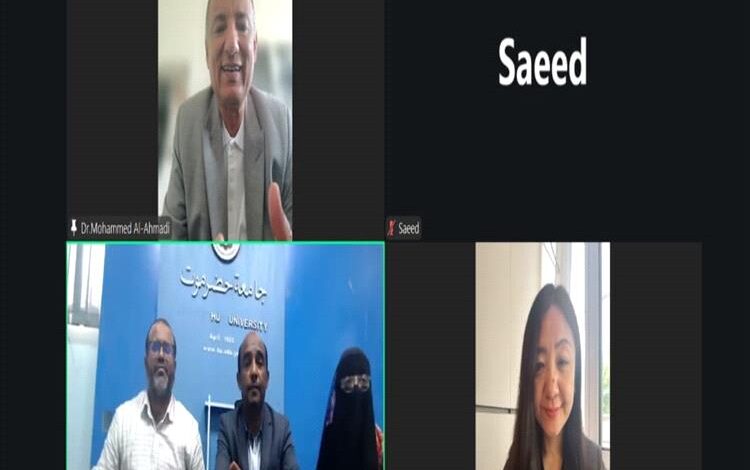جامعة حضرموت تبحث مع الصين إنشاء قسم للغة الصينية وبرامج دراسات عليا مشتركة