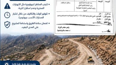 دراسة الصلاحية الجيولوجية لمشاريع الطرق… خطوة استباقية لتجنب الانهيارات والمخاطر وتوفير الوقت والجهد...