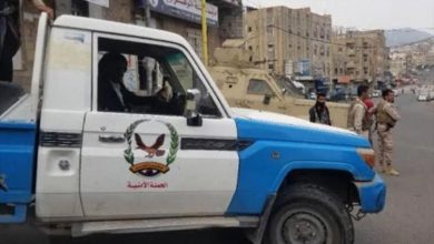 شرطة تعز تضبط قاتل نجل شقيق البركاني بعد ساعات من الحادث