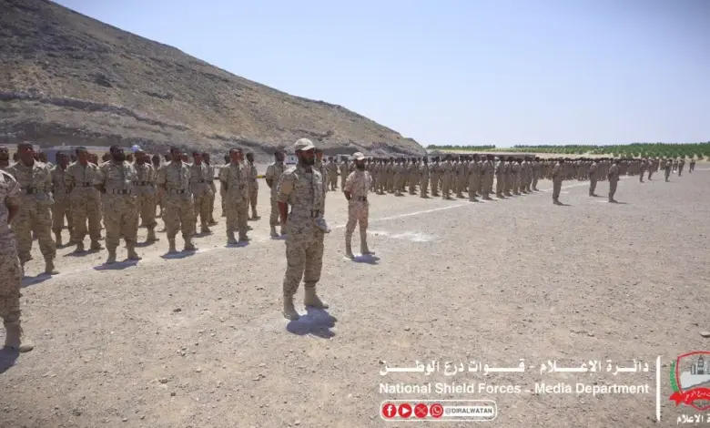 عرض عسكري مهيب لقوات درع الوطن في عدن