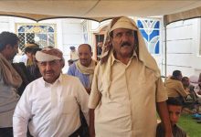 قائد محور عتق ومدير عام شرطة شبوة يزوران وكيل المحافظة الكندي عقب عودته من رحلة علاجية