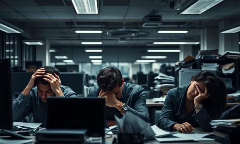 قاتل صامت في المكاتب.. ضغوط العمل تقتل 840 ألف موظف سنويا