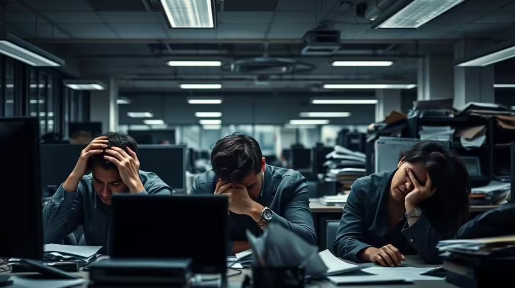 قاتل صامت في المكاتب.. ضغوط العمل تقتل 840 ألف موظف سنويا