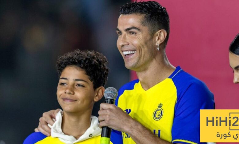 كريستيانو جونيور يلفت الأنظار مع النصر