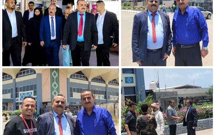 لحظات في مطار عدن الدولي وفي حضرة مديره الاستاذ هيثم جابر