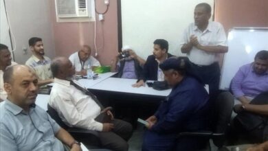 لقاء تشاوري موسّع لرؤساء 31 جمعية تعاونية سكنية لمرافق الدولة في عدن
