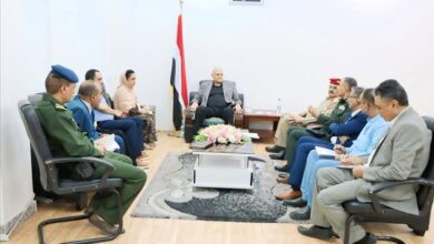 محافظ تعز يبحث مع مركز "سيفيك" تعزيز الشراكة لحماية المدنيين