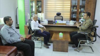 مدير عام دوعن يلتقي المدير التنفيذي لمؤسسة صلة للتنمية ويبحثان سبل تعزيز العمل التنموي