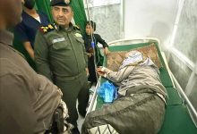 مدير عام شرطة شبوة يطمئن على صحة مدير شرطة حطيب عقب تعرضة لوعكة صحية