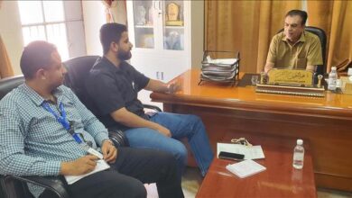 مدير عام مديرية القطن يلتقي منسق مشروع جافي لرفع الوعي بأهمية التطعيم