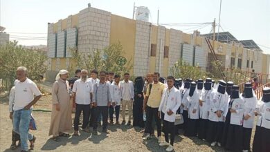 مدير مستشفى الملاح يستقبل إدارة ومعلمي وطلاب وطالبات معهد ردفان العالي للعلوم الصحية